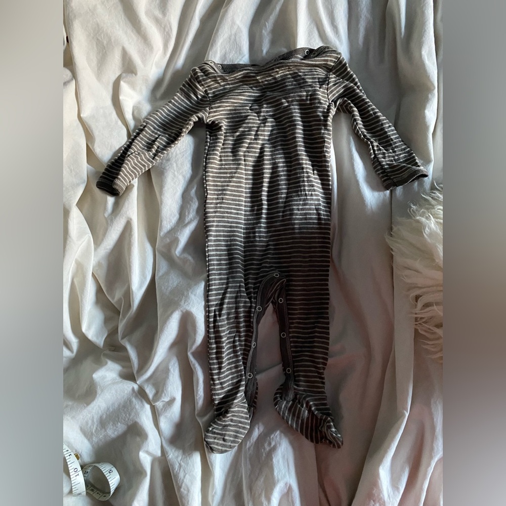 Engel wool and silk onesie